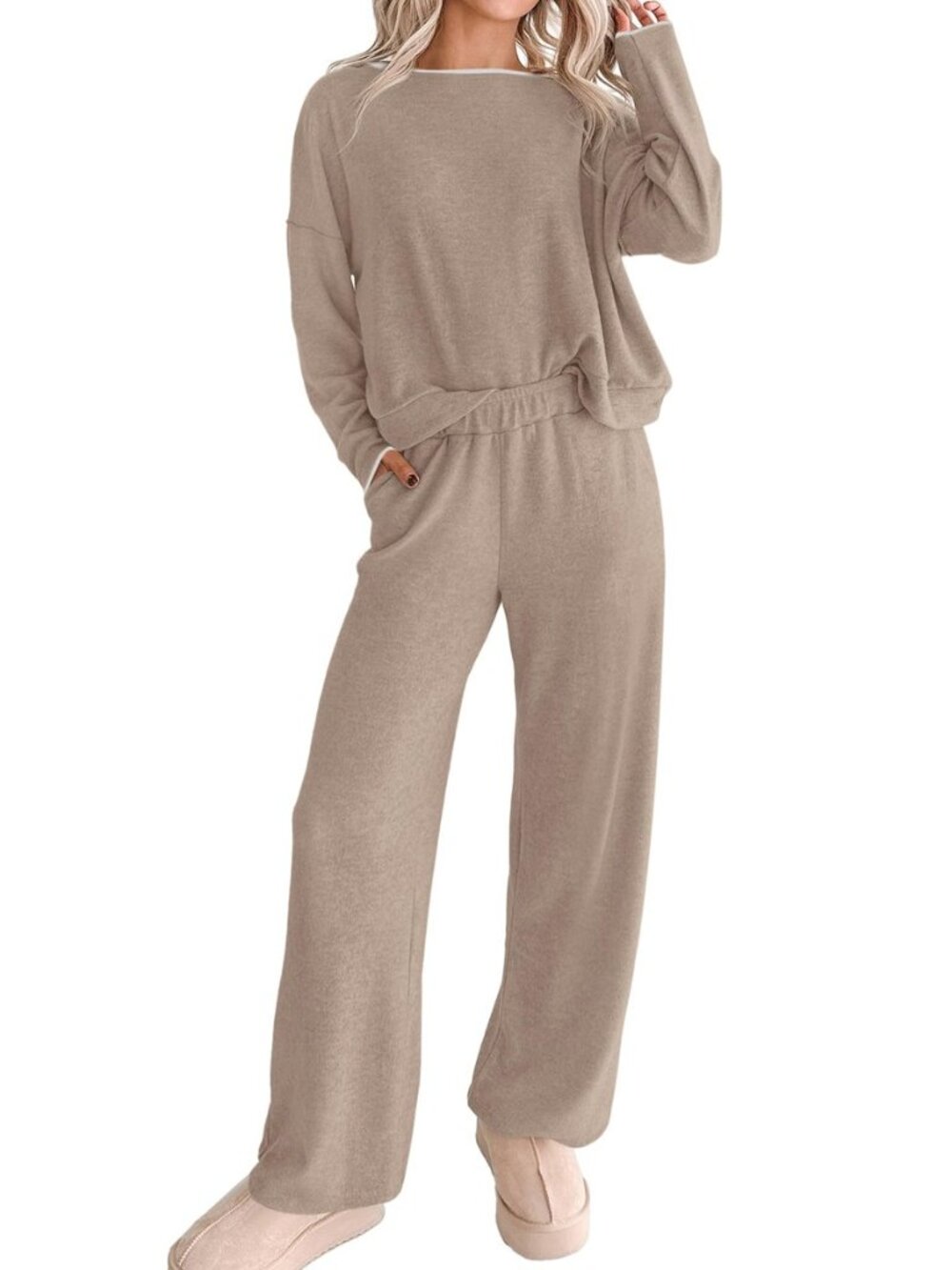 2 Piece Matching Lounge Sets for Women Fall Outfits